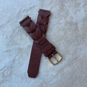 Watch band for Timex  genuine brown leather band